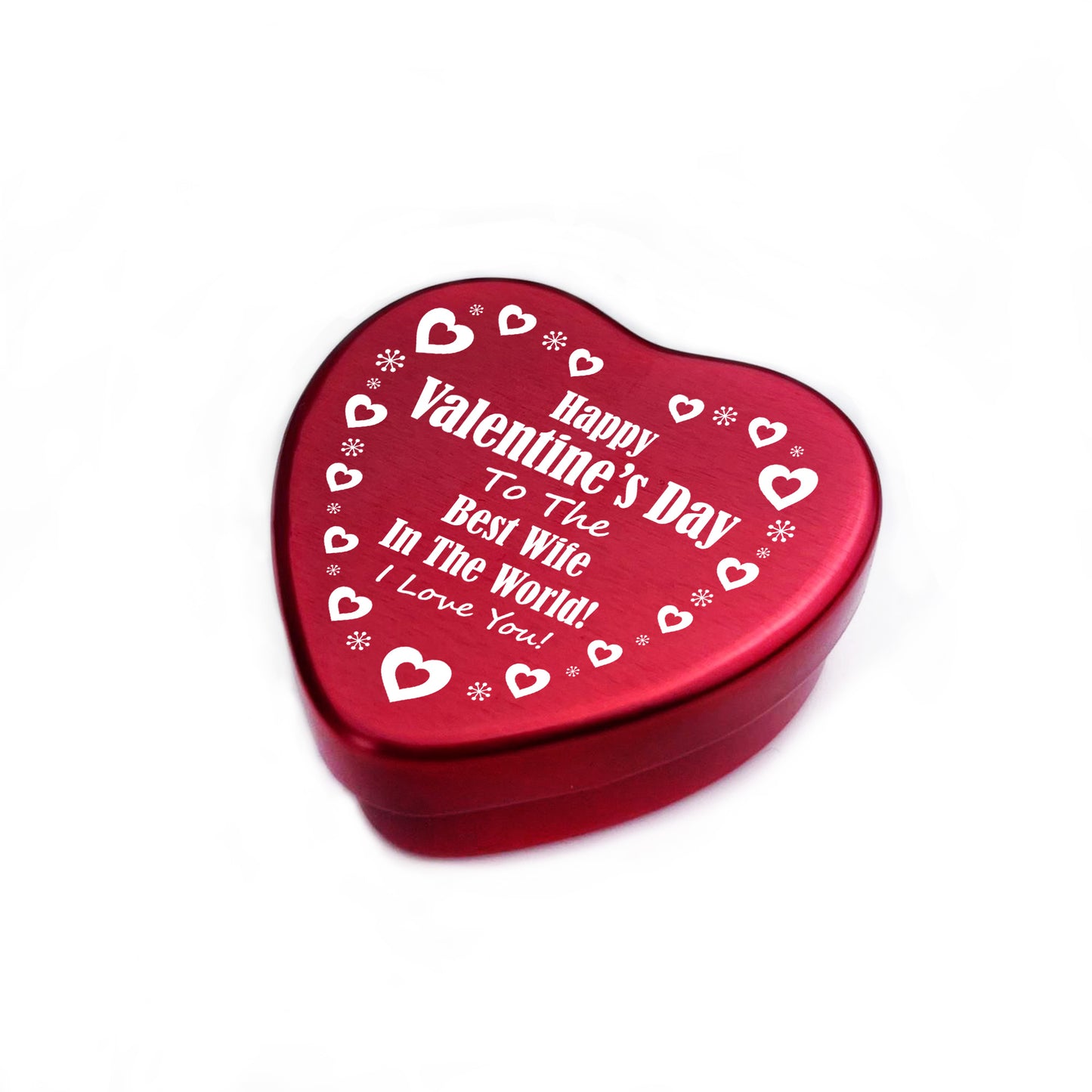 Novelty Valentines Gift For Wife Metal Tin Gift For Wife
