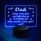 Dad Gifts For Birthday Fathers Day Acrylic Light Dad Gifts
