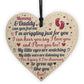 New Mum And Dad Gifts Wooden Heart Baby Shower Gifts For Mum