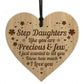 Step Daughter Gifts Engraved Heart Step Daughter Birthday Xmas