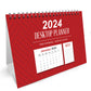 2024 Calendar Spiral Bound Planner for Home Office Month To View