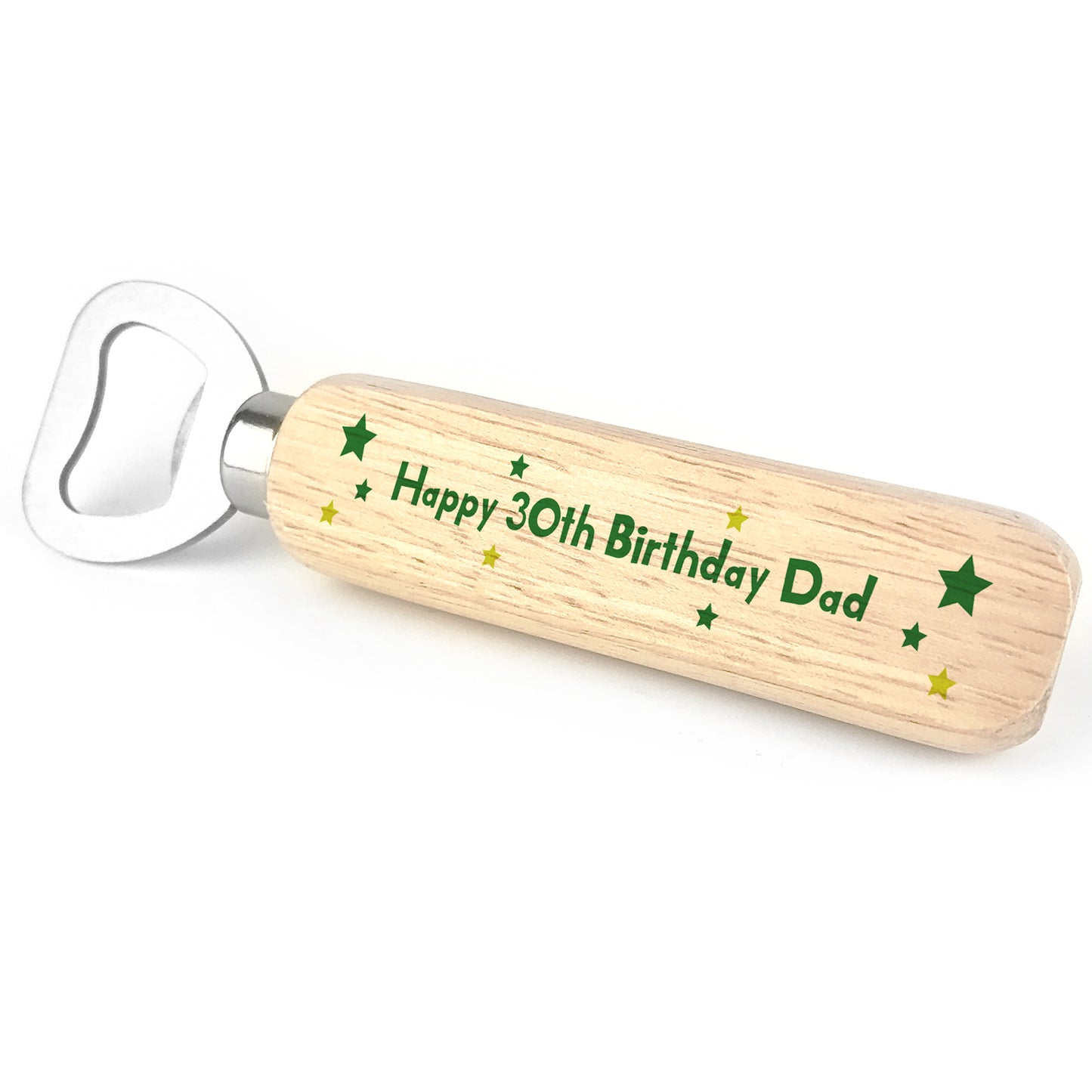 Unique Gift For Dad Birthday Personalised Wooden Bottle Opener