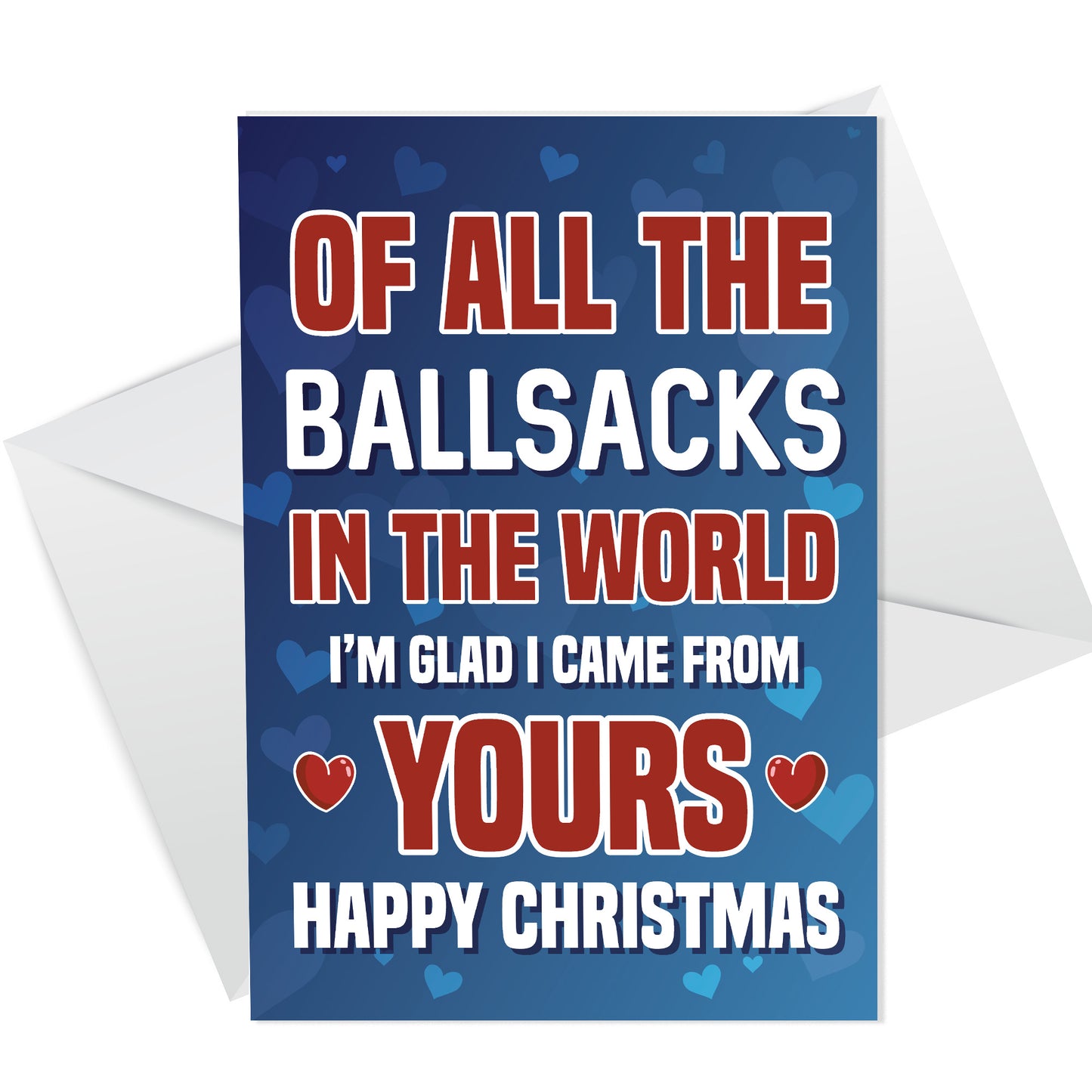Funny Christmas Card For Dad Rude Christmas Cards Christmas Card