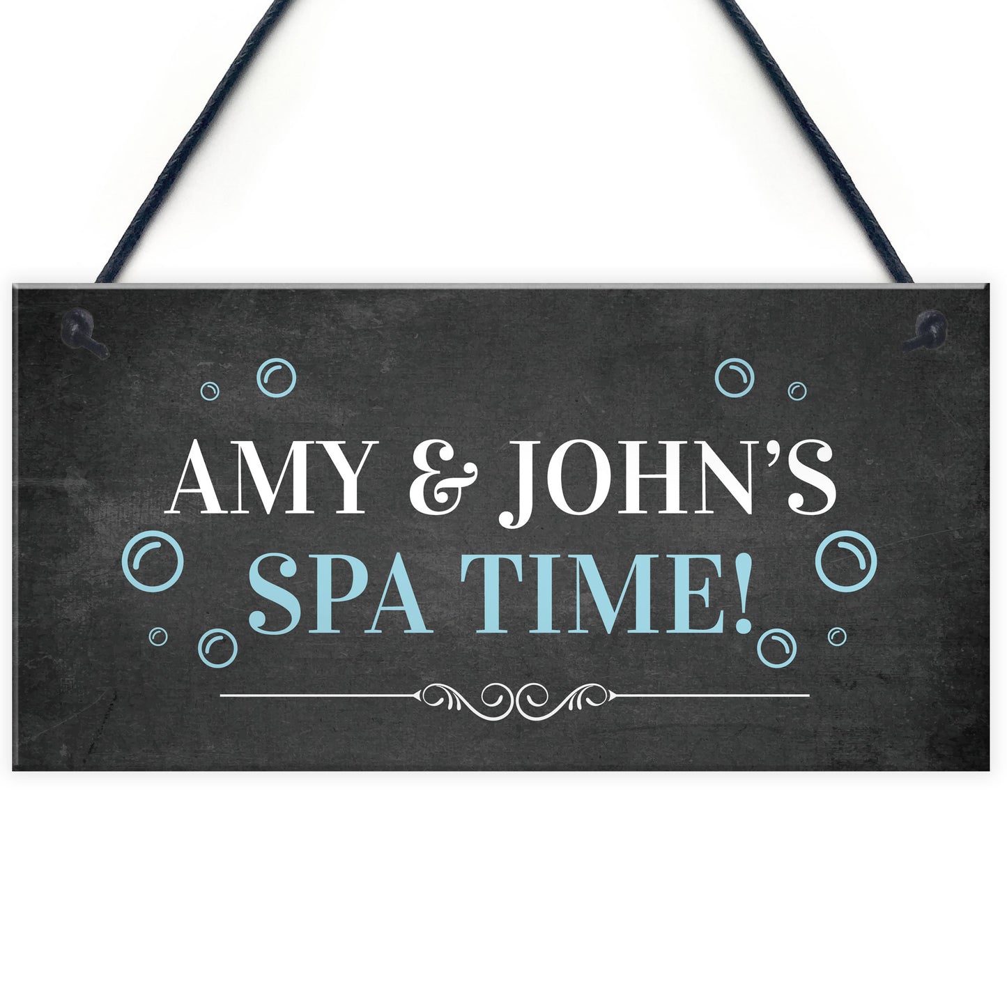 Hot Tub Accessories For Garden Outdoor Personalised Spa Sign