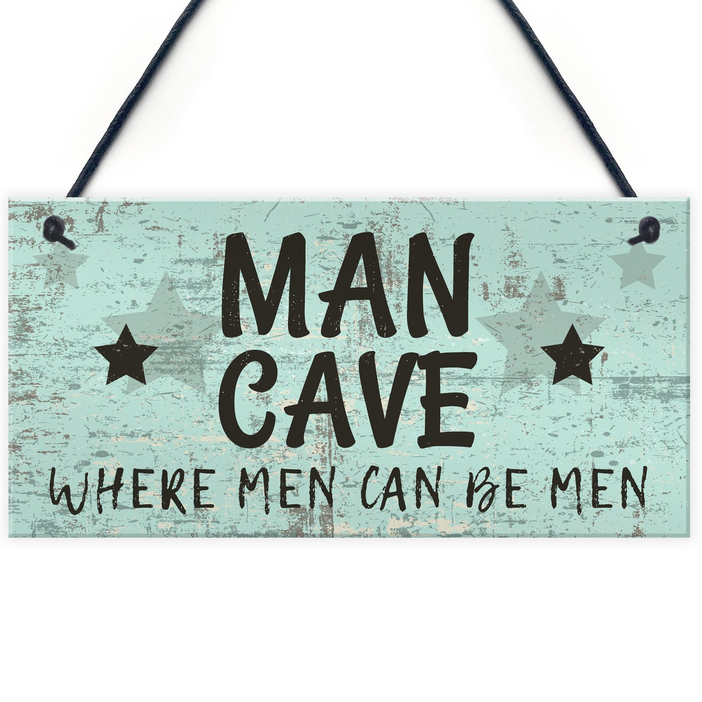The Man Cave Door Sign Shed Garage Vintage Gift For Dad Grandad