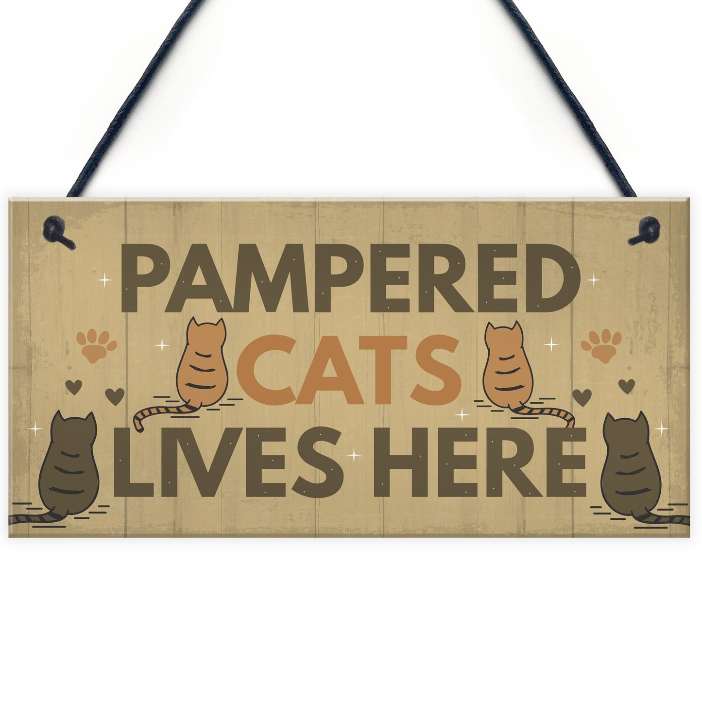 Funny Cat Sign For Home Sign For Gate Pet Sign Funny Cat Gift