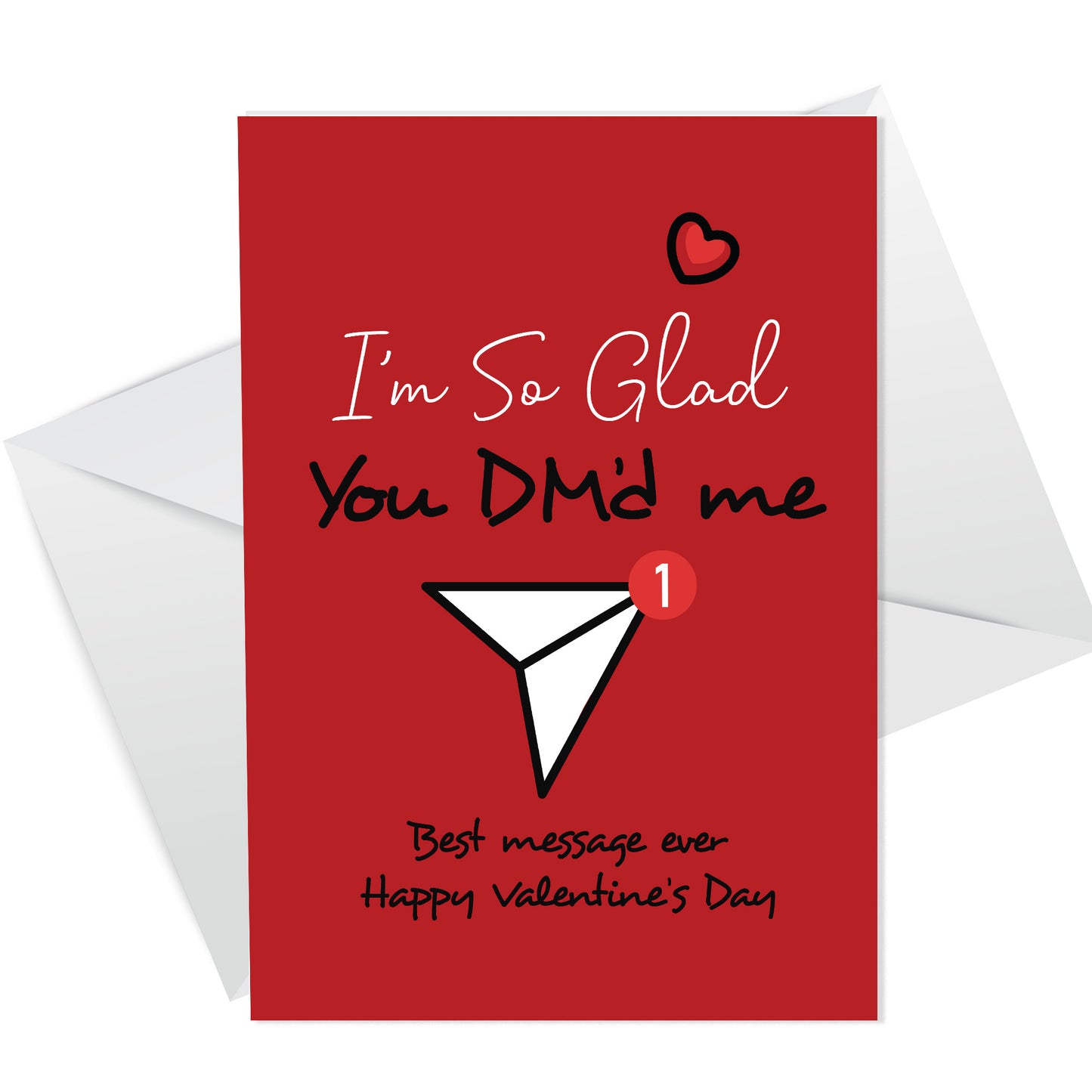 Valentines Day Gift For Him Her So Glad You Dmed Me FUNNY Joke