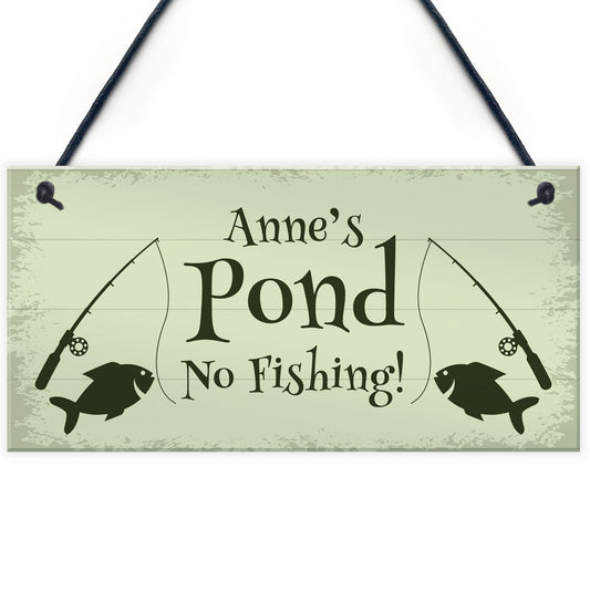 Personalised POND Sign Garden Summerhouse Shed Sign