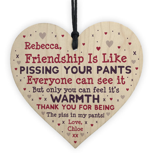 Best Friend Sign Personalised Friendship Gift Funny Thank You