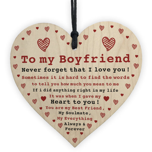 Boyfriend Gift For Anniversary Valentines Day Heart Soulmate