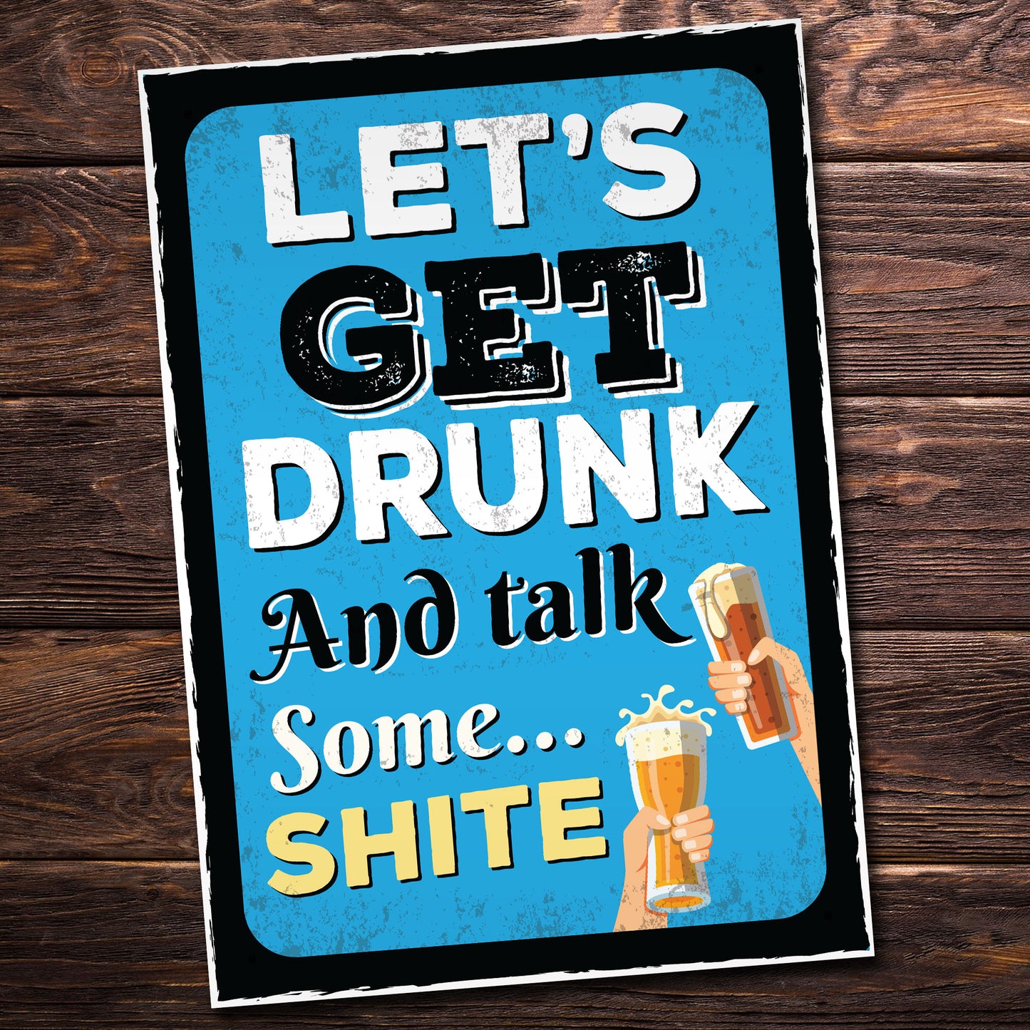 Bar Sign For Home Wall Door Sign Man Cave Shed Plaque Beer Gift