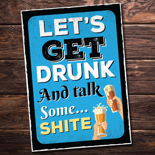 Bar Sign For Home Wall Door Sign Man Cave Shed Plaque Beer Gift
