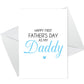 1st Fathers Day Card For Daddy Greetings Card Card From Bump