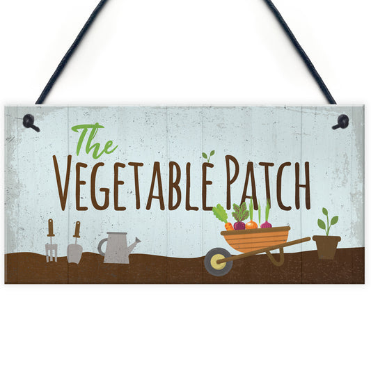 Vegetable Patch Vegetable Garden Shed Sign Grandad Grandma