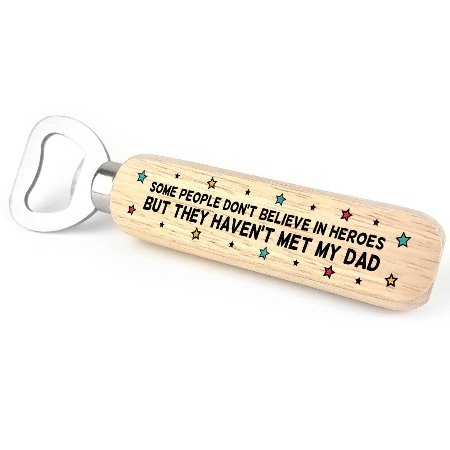 Novelty Dad Gift Ideas Wooden Bottle Opener Gift For Fathers Day
