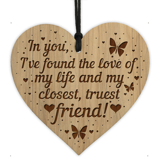 Boyfriend Gifts Husband Gifts Engraved Heart Anniversary Gift
