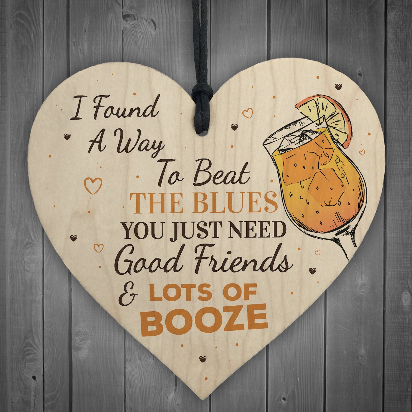 Gift For Her Friendship Heart Alcohol Man Cave Best Friend Gift