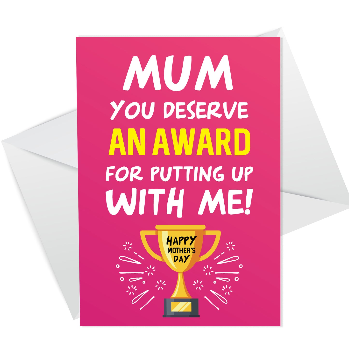Mother's Day Card Award Funny Greeting Card for Mum