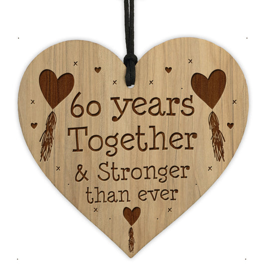 60th Anniversary Gift For Him Her Personalised Wedding Gifts