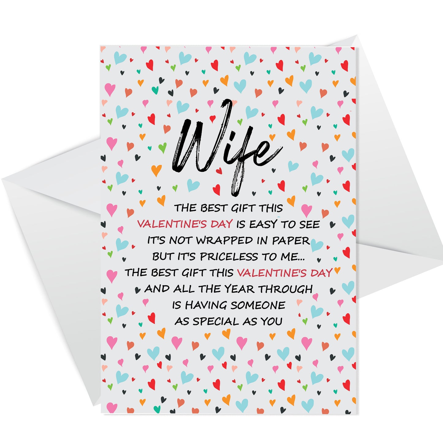 Special Wife Valentine's Day Card, Card For Valentines Day
