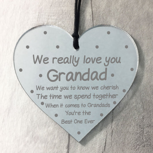 Grandad Gifts For Fathers Day Birthday Grandad Poem Engraved