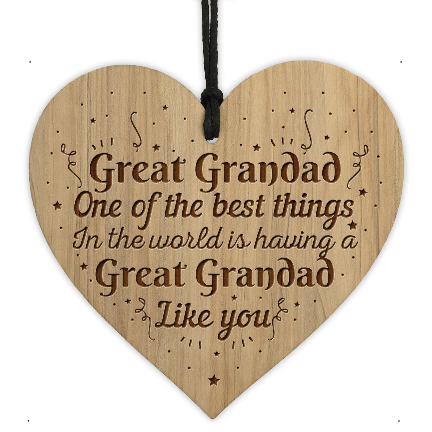 Great Grandad Gifts Engraved Heart Great Grandad Birthday Xmas