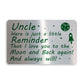 Metal Wallet Card Gift For Uncle Novelty Christmas Birthday Gift