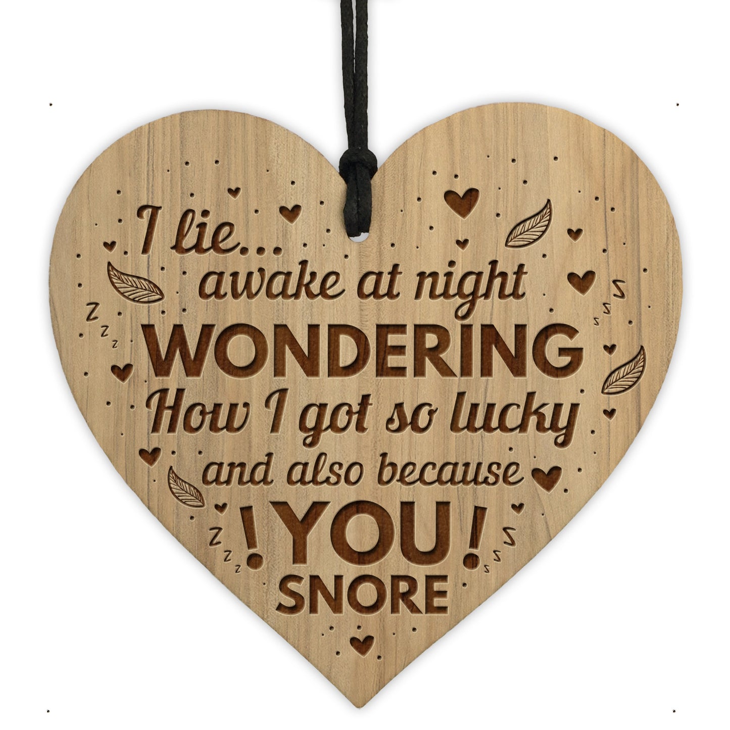 Funny Joke Husband Wife Gift Engraved Heart Anniversary Birthday