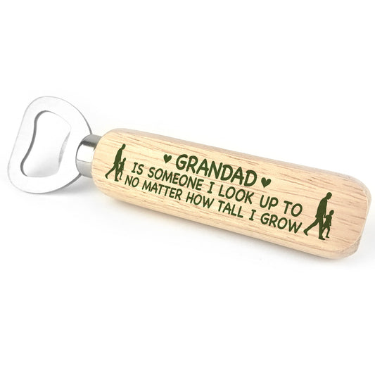 Unique Gift For Grandad Birthday Christmas Wooden Bottle Opener