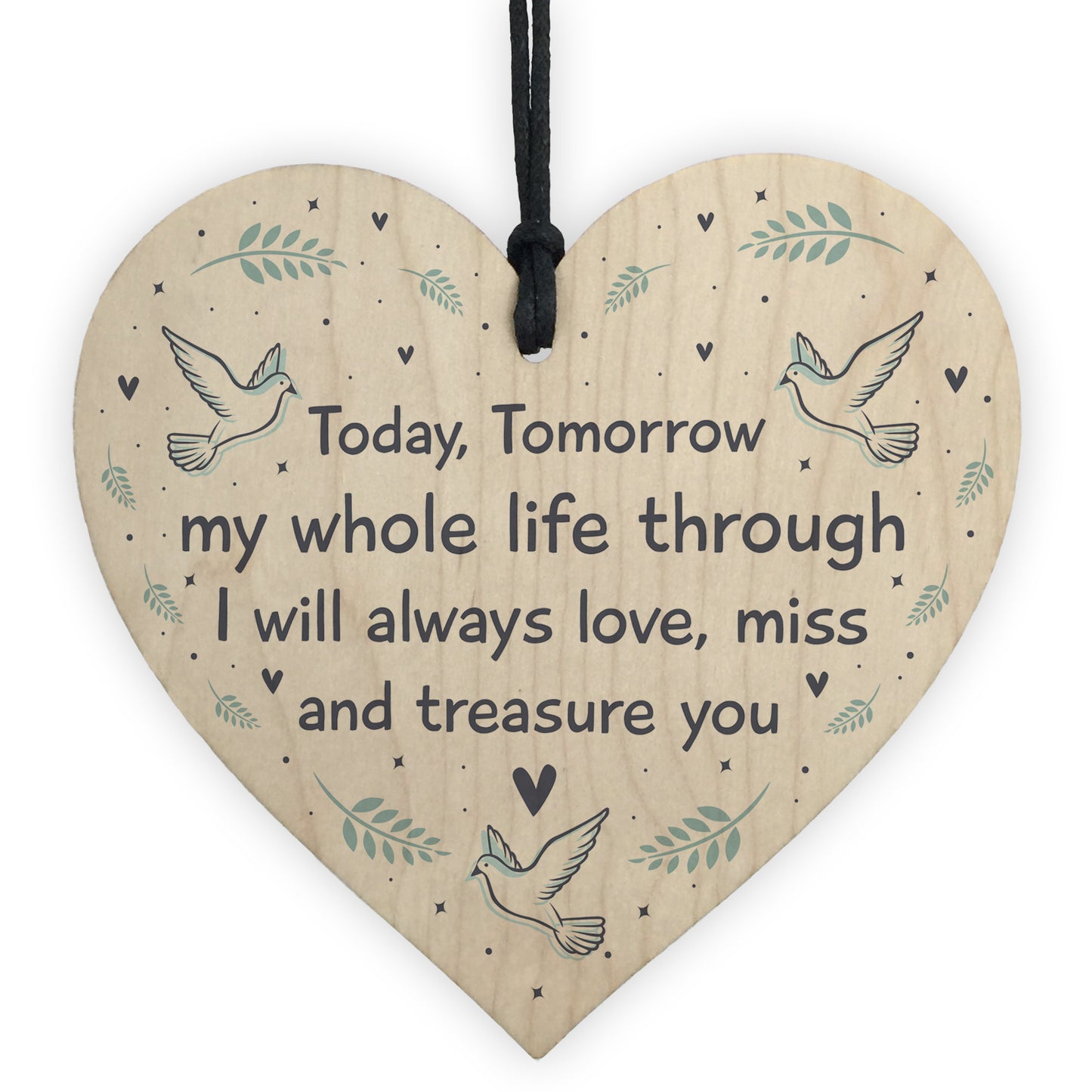 Handmade Special Memorial Plaque For Mum Dad Nan Grandad Hanging