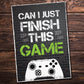 Black Gaming Sign Xbox Boys Bedroom Wall Art Man Cave Gifts