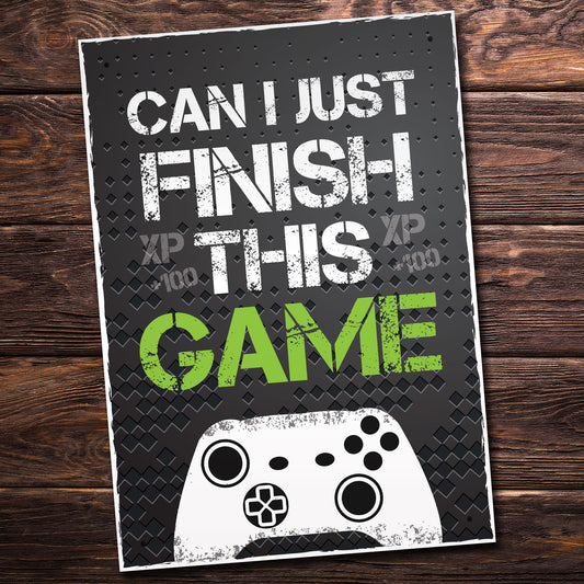 Black Gaming Sign Xbox Boys Bedroom Wall Art Man Cave Gifts