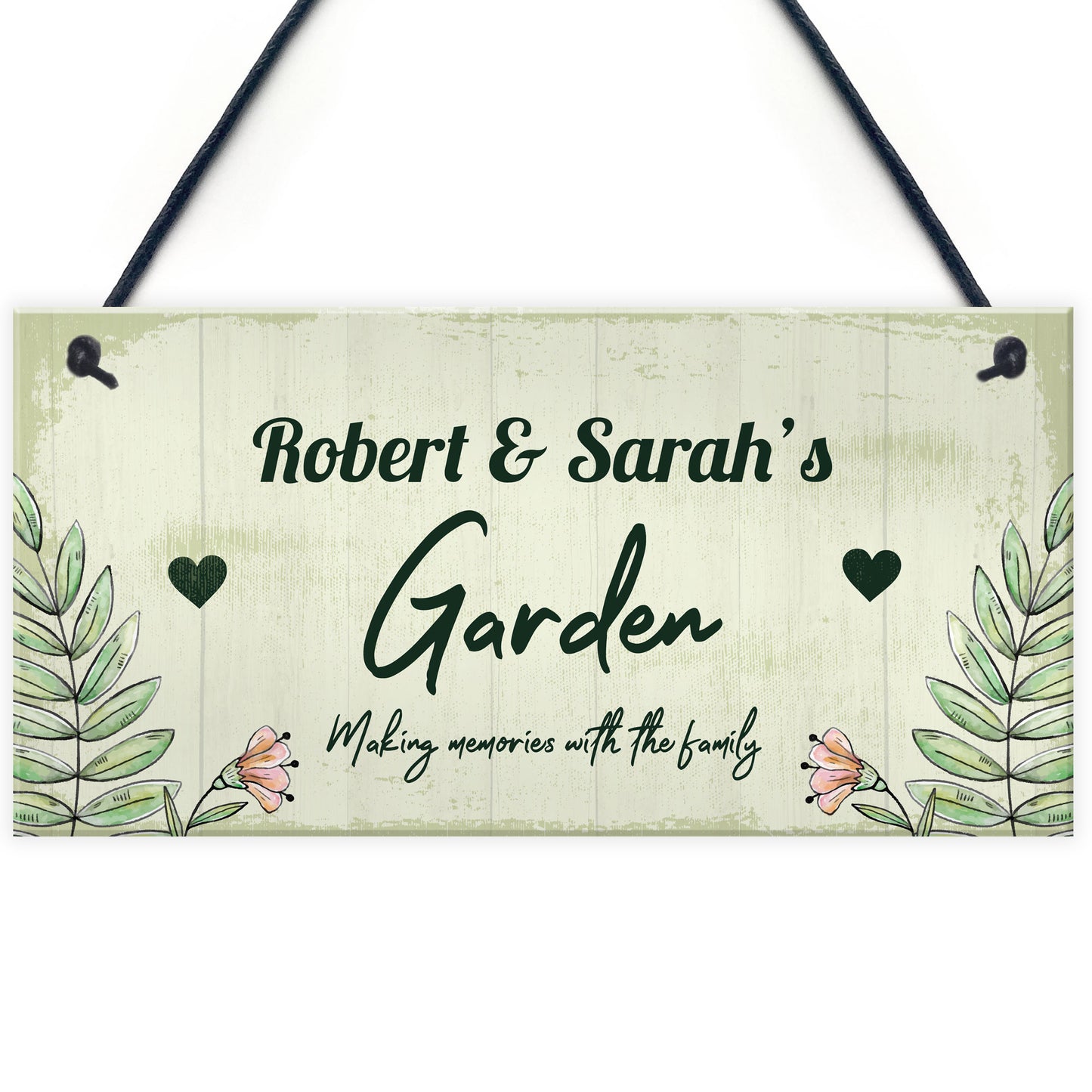 Personalised Sign For Garden Hanging Garden Shed Home Decor