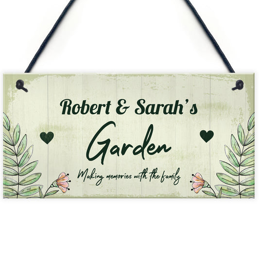 Personalised Sign For Garden Hanging Garden Shed Home Decor