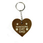 Funny Birthday Fathers Day Gift From Cat Engraved Keyring