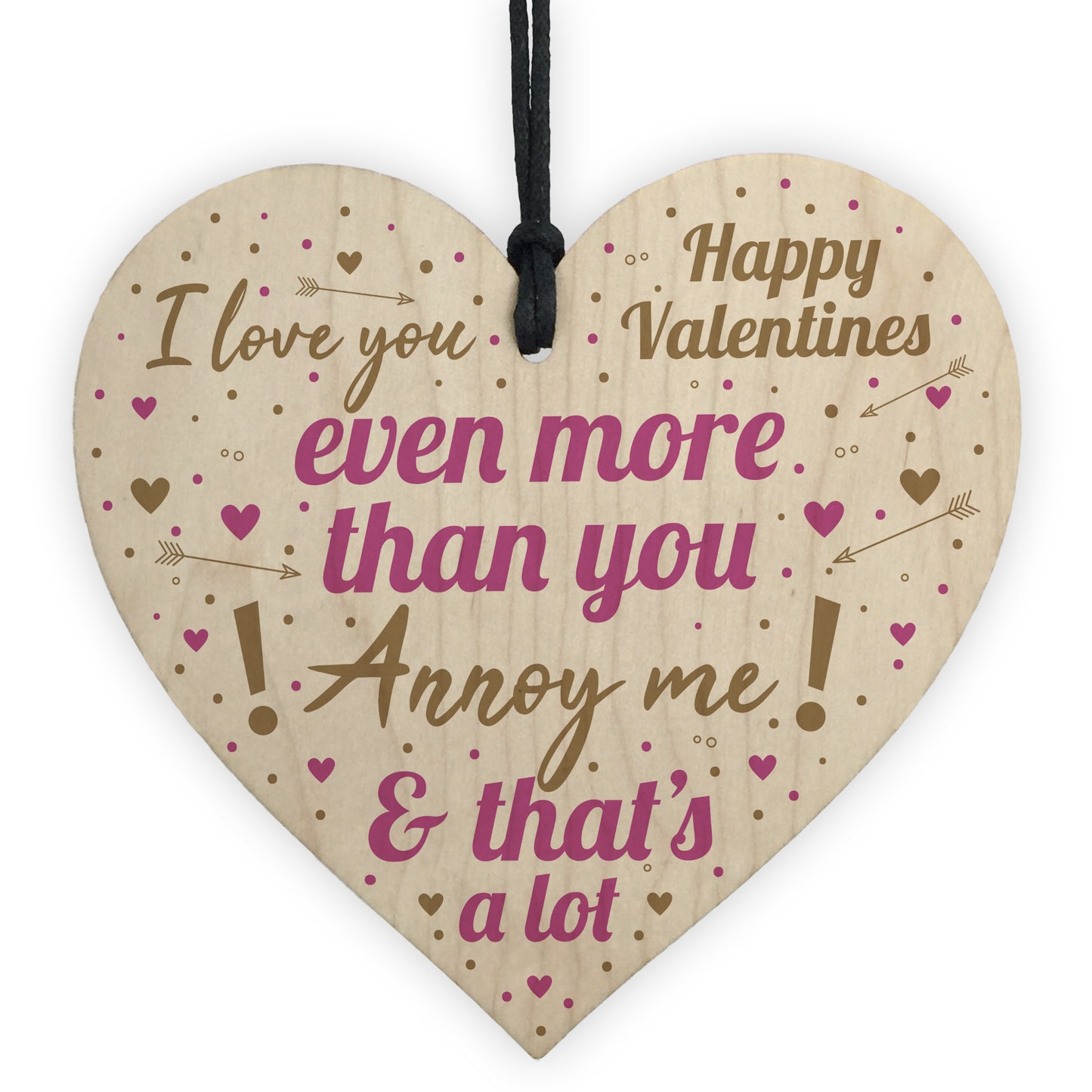 Love You Plaque Funny Valentines Gift For Him Valentines Day
