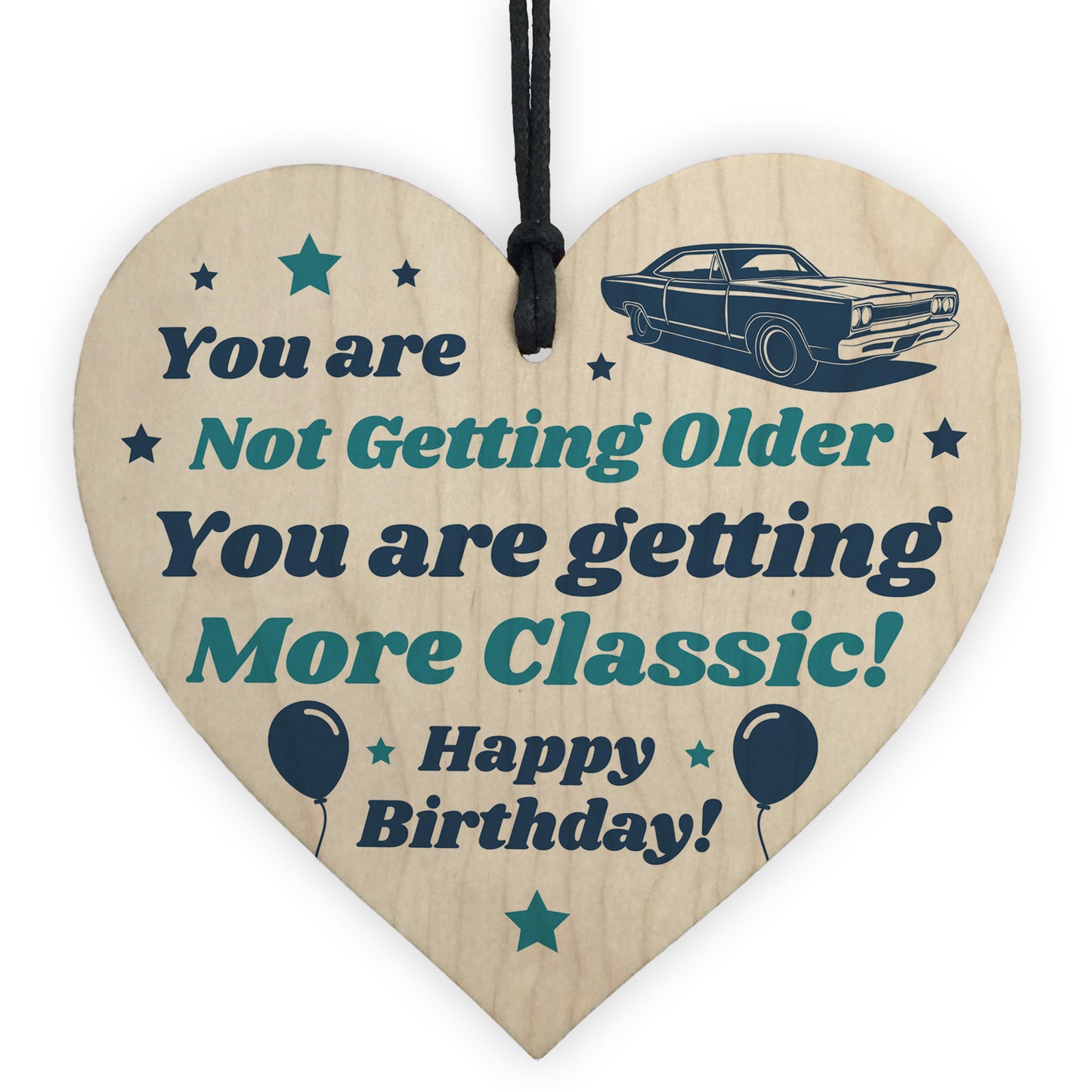 Birthday Gifts For Him Wooden Heart Gift For Dad Grandad Uncle