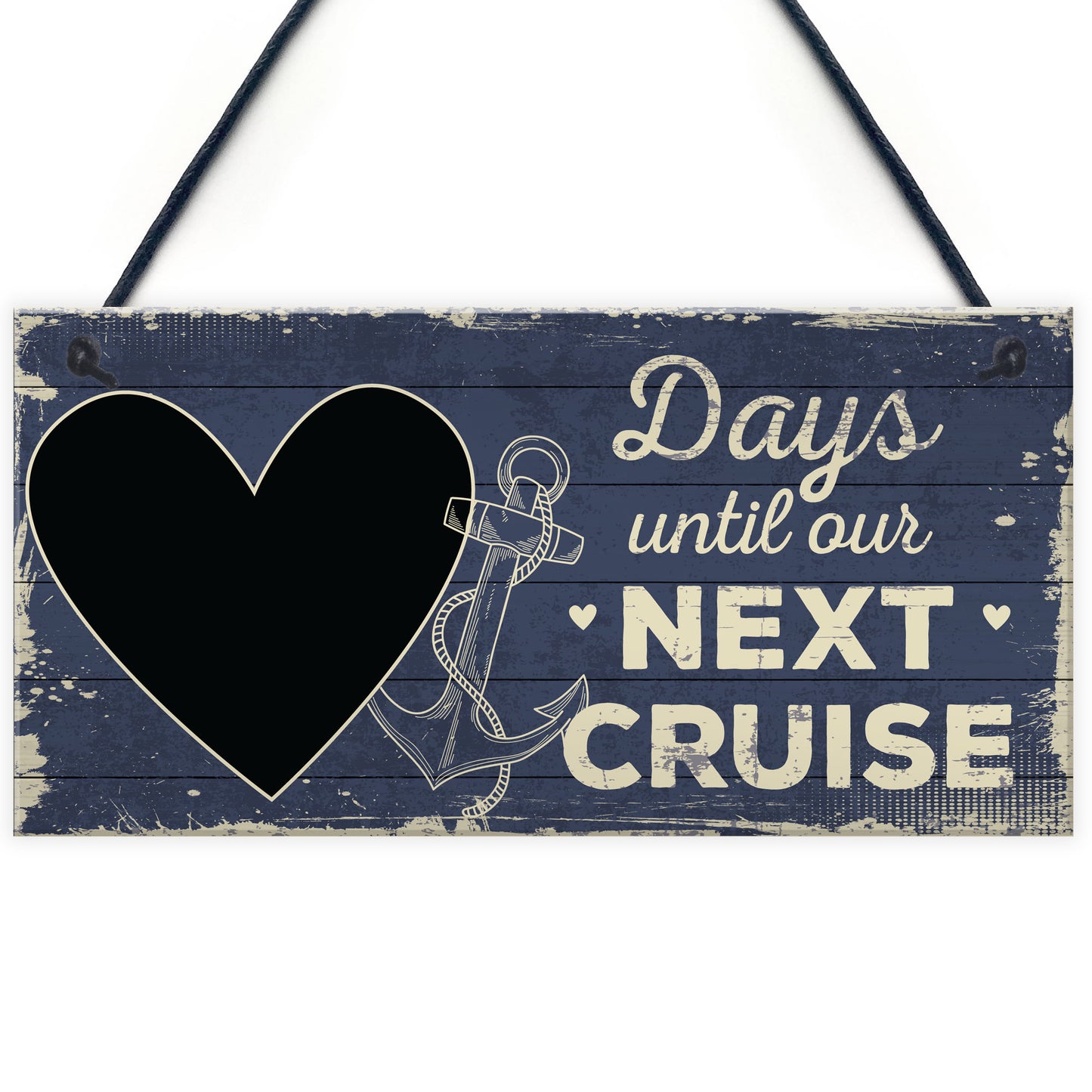CHALKBOARD Holiday Countdown Sign Days Until Our Next Cruise