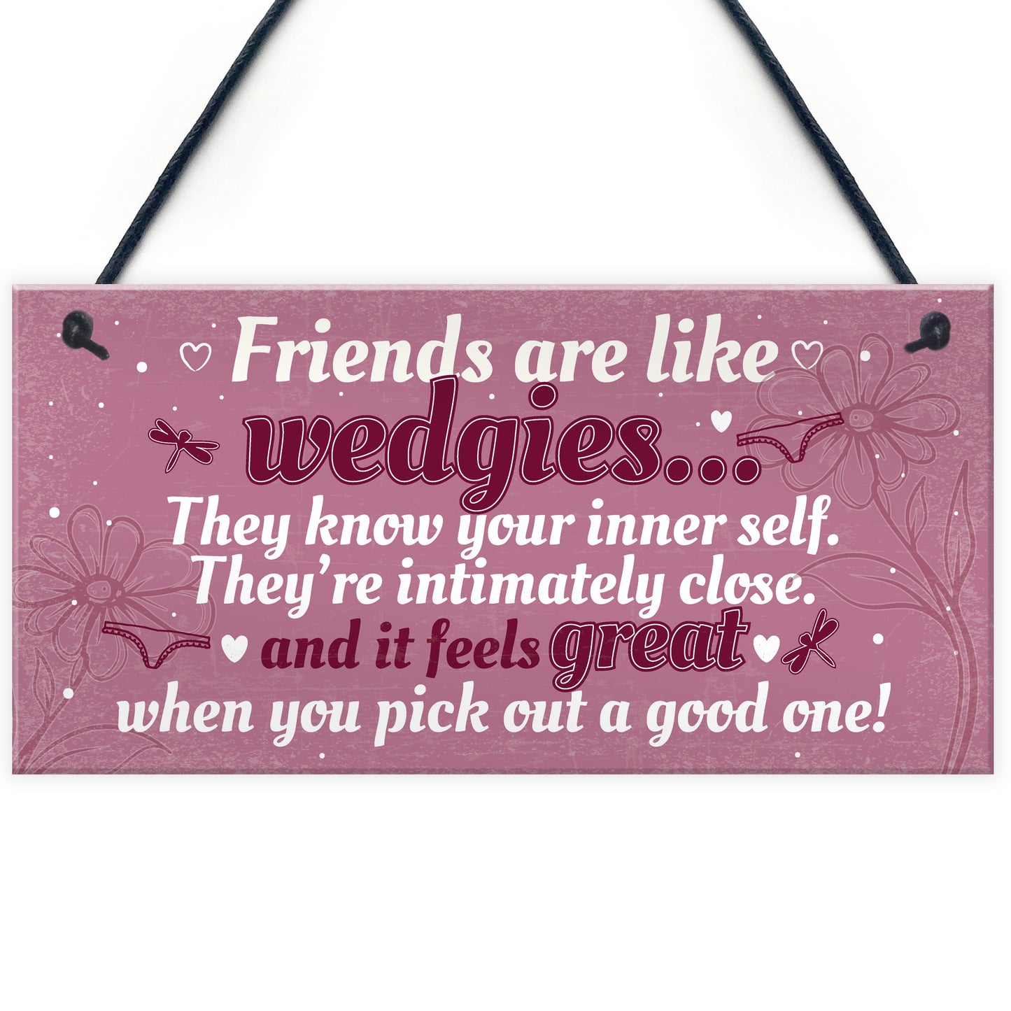 Novelty Funny Best Friend Birthday Christmas Gift Plaque Gifts