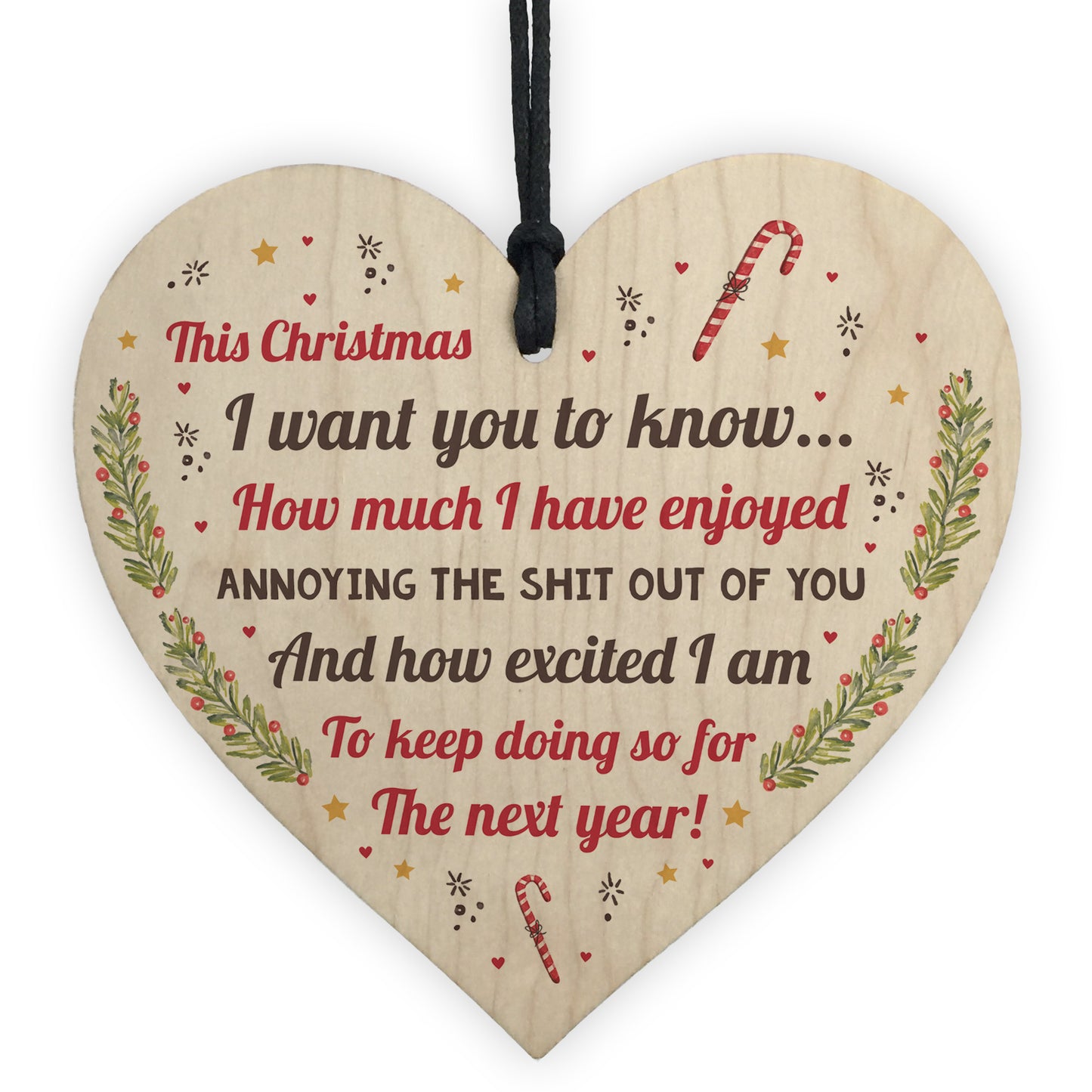 Handmade Funny Christmas Gift For Boyfriend Girlfriend Heart