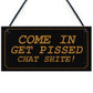 Funny Rude Bar Signs Plaques For Home Bar Man Cave Novelty