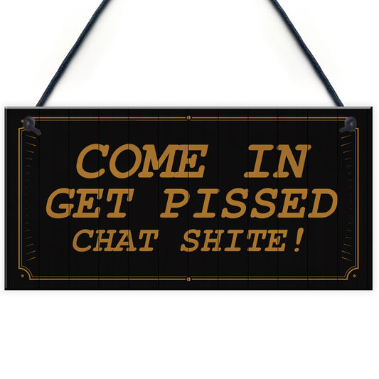 Funny Rude Bar Signs Plaques For Home Bar Man Cave Novelty