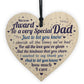 Dad Christmas Presents Wooden Heart Birthday Gifts For Daddy