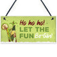 Funny Christmas Sign For Bar Man Cave Bar Sign Gin Gift Keepsake