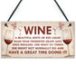 Funny Kitchen Humorous Wall Plaque Vintage Shabby Chic Home Bar