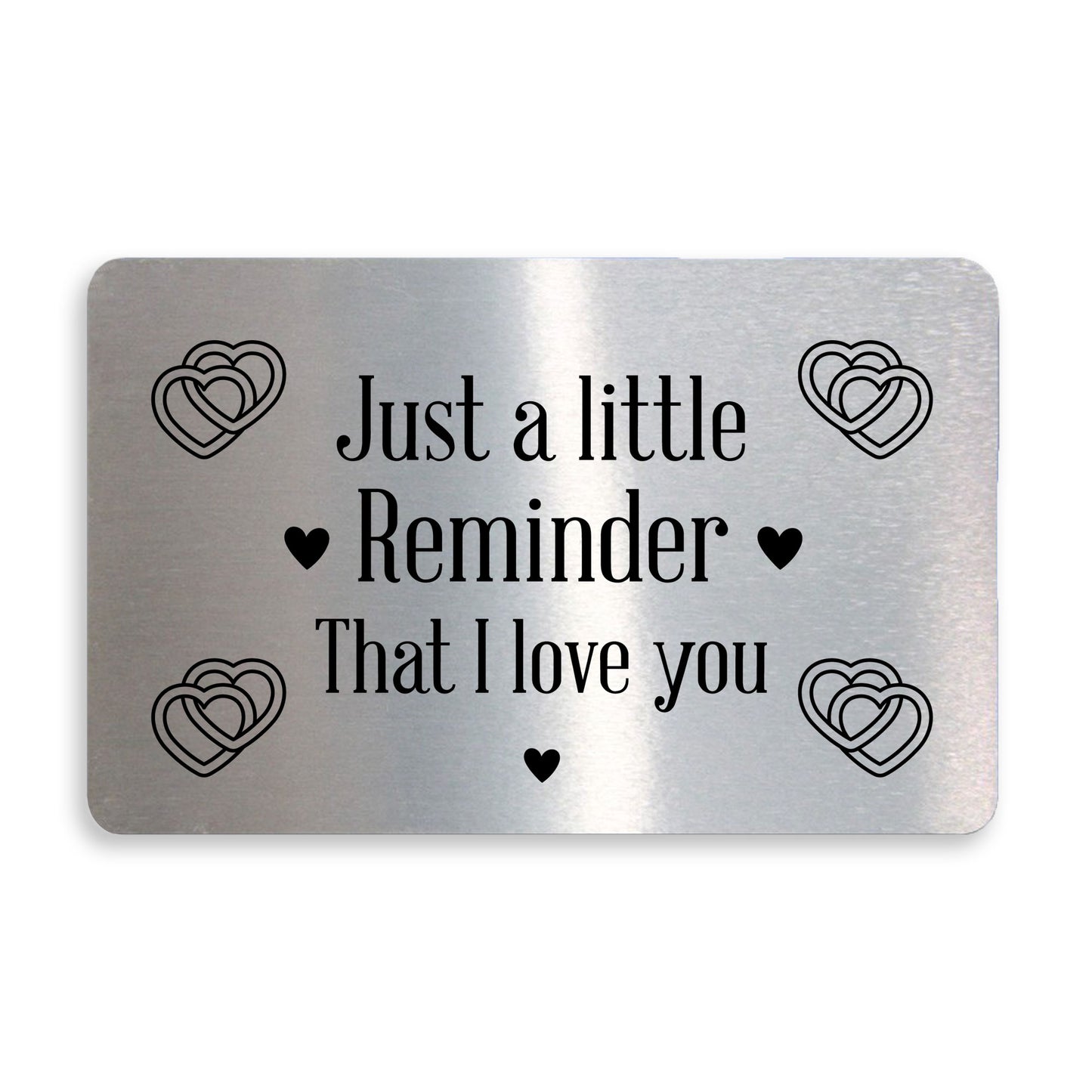FUSTMW Inserto in metallo per carte regalo ispiratore Remember I FUSTMW Inserto in metallo per carte regalo ispiratore Remember I