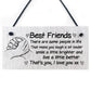 Thank You Best Friend Gift FRIENDSHIP SIGN For Best Friend