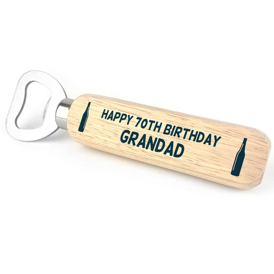Grandad Birthday Gifts Wood Bottle Opener Grandparent Gift