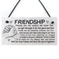 Best Friend Plaque Wooden Sign Friendship Gift Best Friend Gifts