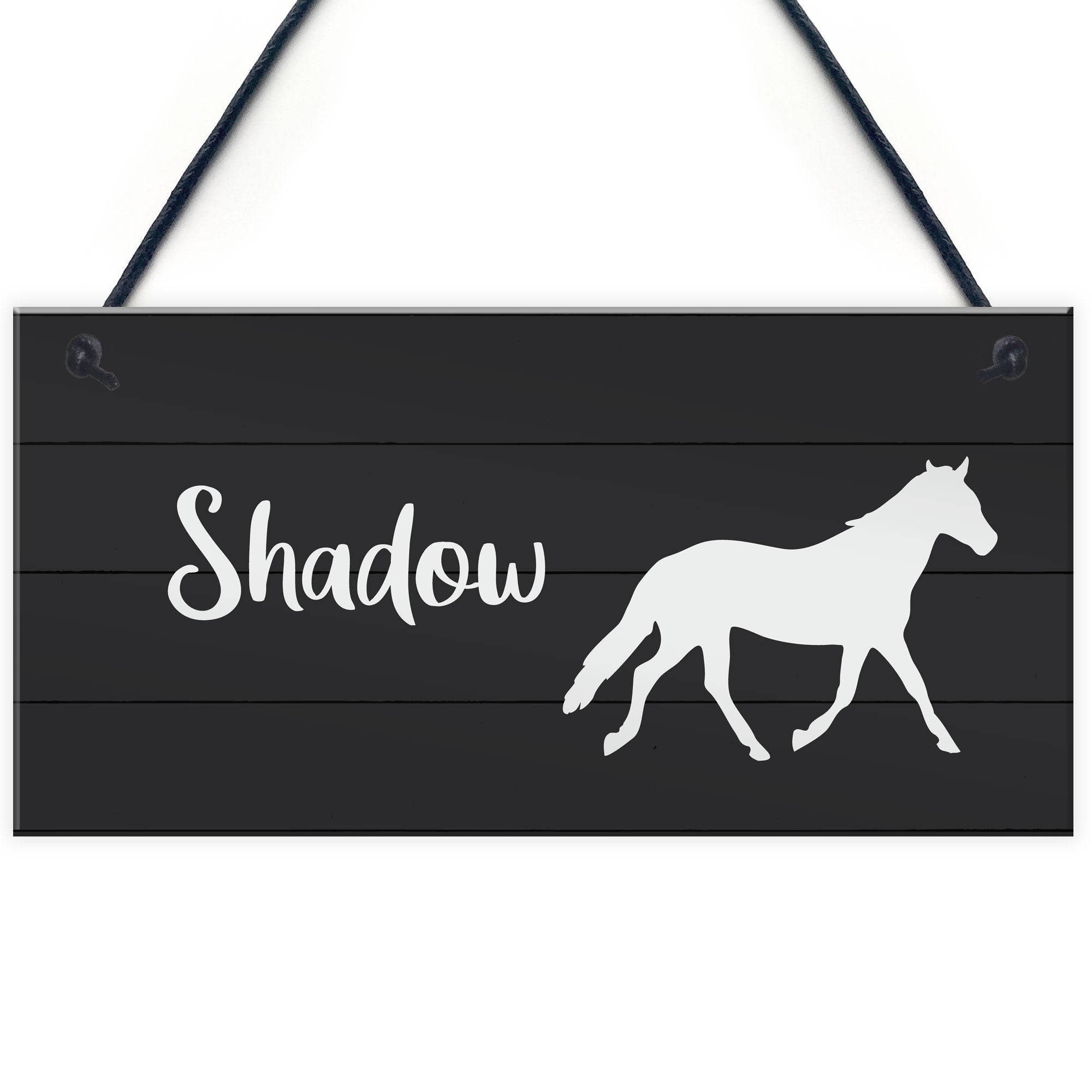 Horse Stable Sign Personalised Hanging Door Sign Horse Sign – Red Ocean ...